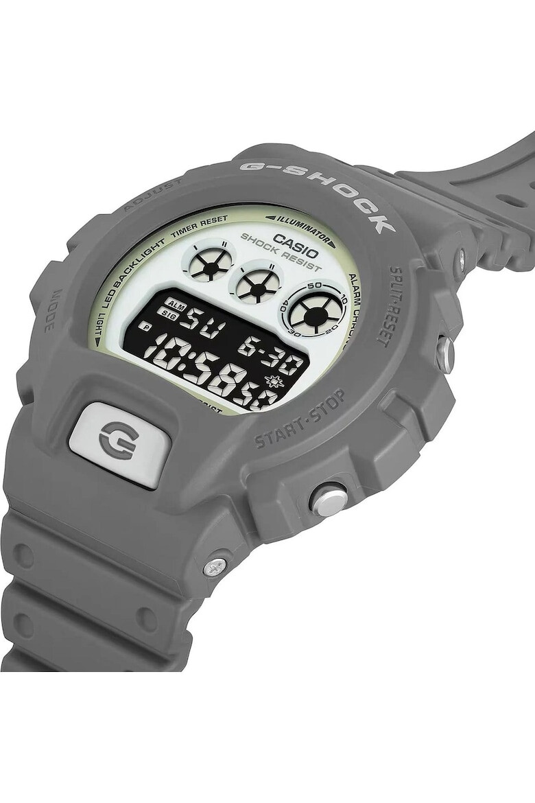 Casio Ceas G-SHOCK 6900 Series Quartz Digital Rezistent la apa 20 ATM Gri Curea Cauciuc - Pled.ro