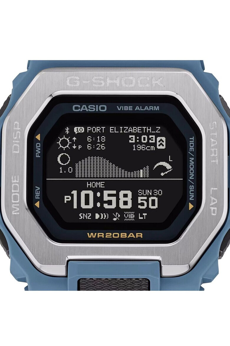 Casio Ceas G-SHOCK GBX-100-2AER Bluetooth faza lunii rezistent la socuri curea albastra - Pled.ro