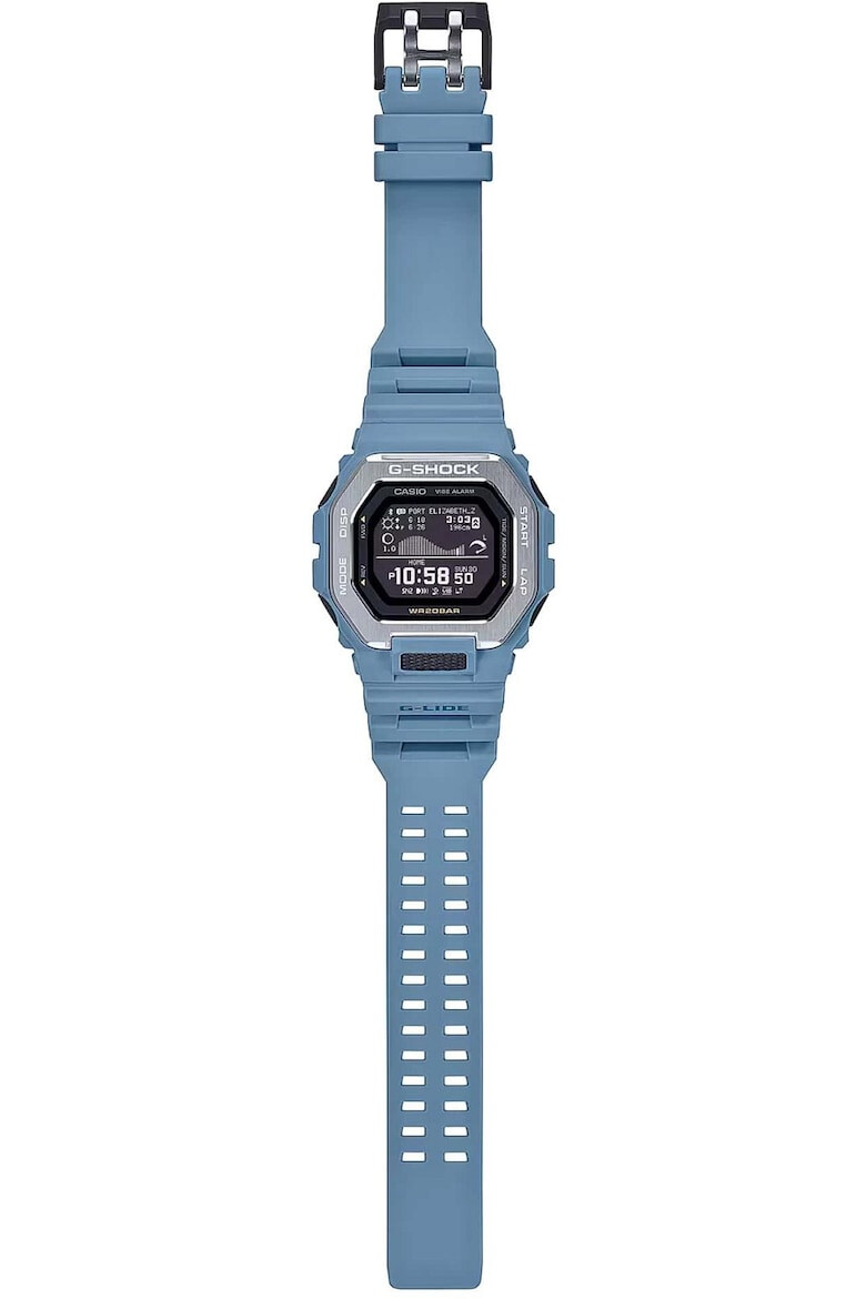 Casio Ceas G-SHOCK GBX-100-2AER Bluetooth faza lunii rezistent la socuri curea albastra - Pled.ro