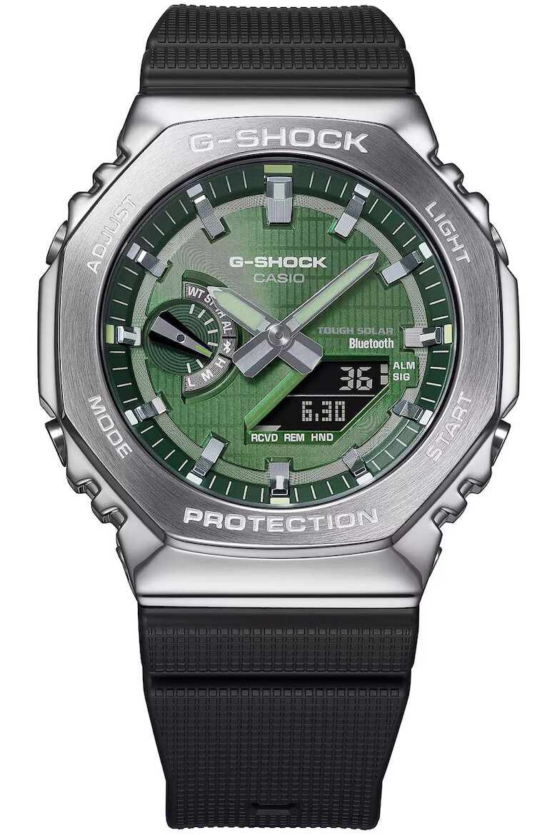 Casio Ceas G-SHOCK Octagon Solar Bluetooth Verde Rezistent la Apa 20 ATM - Pled.ro