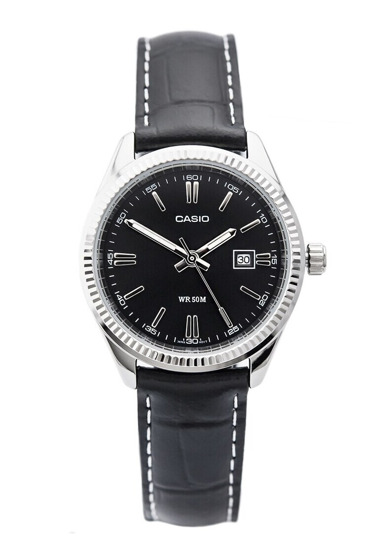 Casio Ceas quartz cu o curea de piele - Pled.ro