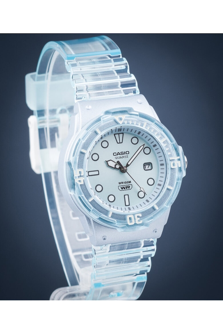 Casio Ceas Timeless Collection LRW-200HS-2EVEF Quartz Rezistent la apa 10 ATM Albastru Curea Cauciuc - Pled.ro