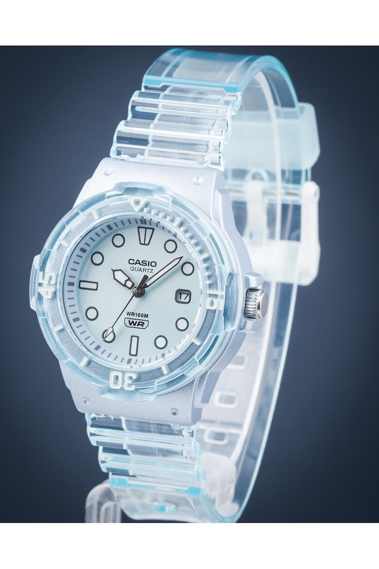 Casio Ceas Timeless Collection LRW-200HS-2EVEF Quartz Rezistent la apa 10 ATM Albastru Curea Cauciuc - Pled.ro