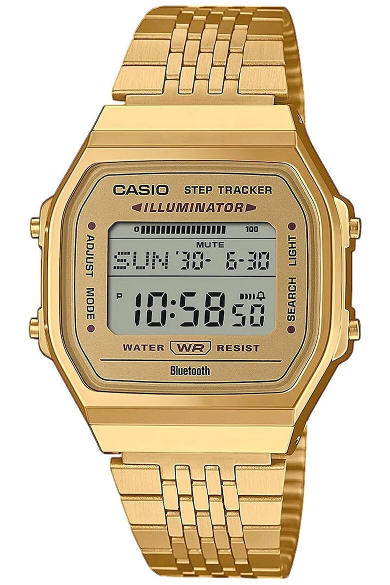 Casio Ceas Vintage ABL-100WEG-9AEF Digital Rezistent la Apa 10 ATM Aur Unisex - Pled.ro