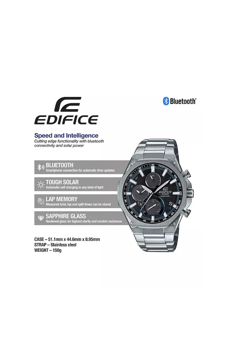 CASIO EDIFICE Ceas Barbati Bluetooth Smartphone Link EQB-1200D-1A 1611975115 - Pled.ro