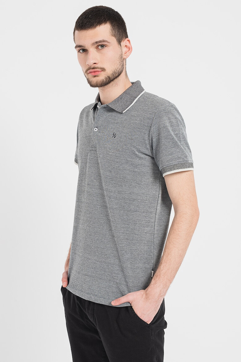 Casual Friday Tricou polo de bumbac pique Tristan - Pled.ro