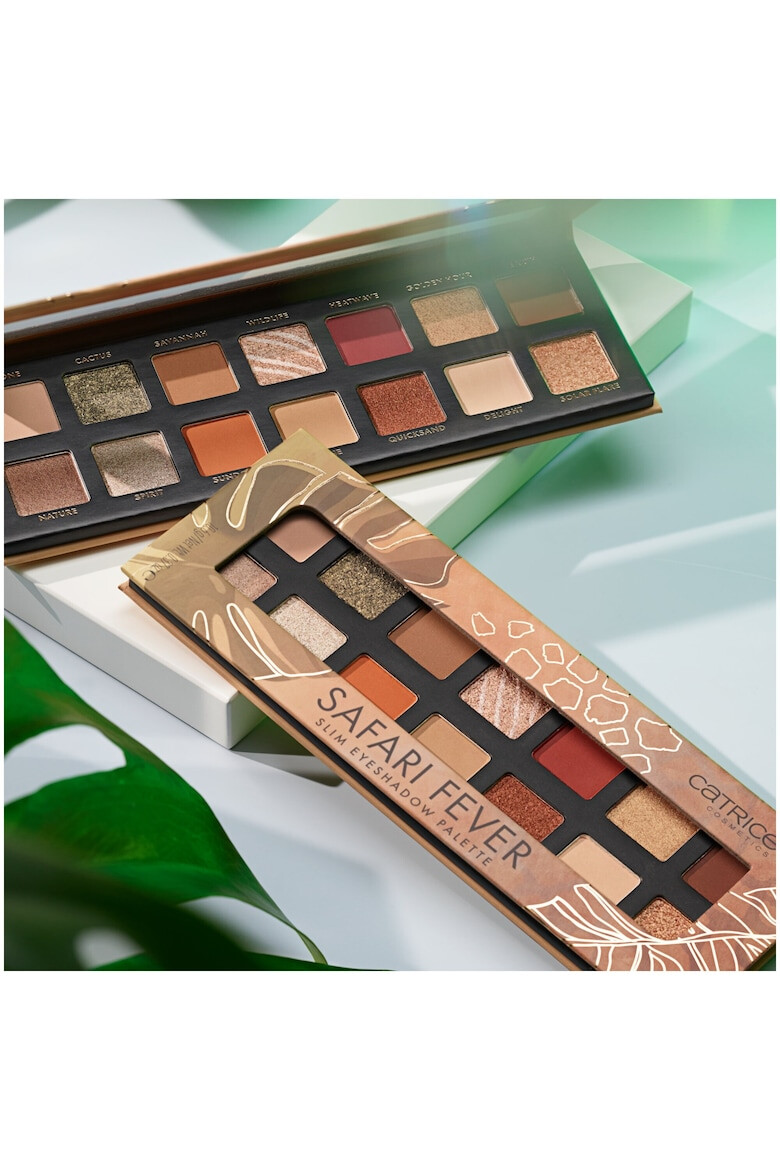 Catrice Paleta de farduri pentru ochi Safari Fever Slim Eyeshadow Palette 010 10.6 g - Pled.ro