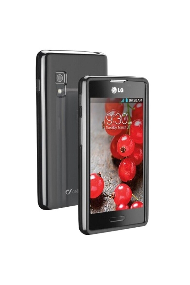 Cellular Line Husa de protectie Shocking pentru LG E460 Optimus L5 II Black - Pled.ro