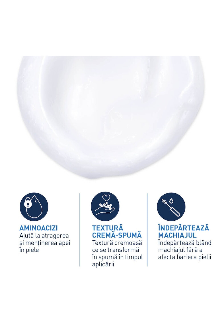 CeraVe Crema de curatare spumanta si hidratanta pentru fata cu ceramide si acid hialuronic ten nomal-uscat 236 ml - Pled.ro