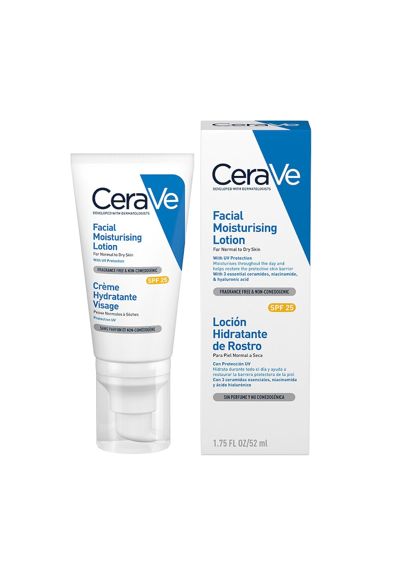 CeraVe Crema hidratanta de fata SPF 25 ten normal-uscat 52 ml - Pled.ro