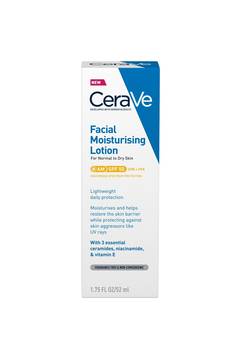 CeraVe Crema hidratanta de fata ten normal-uscat 52 ml - Pled.ro