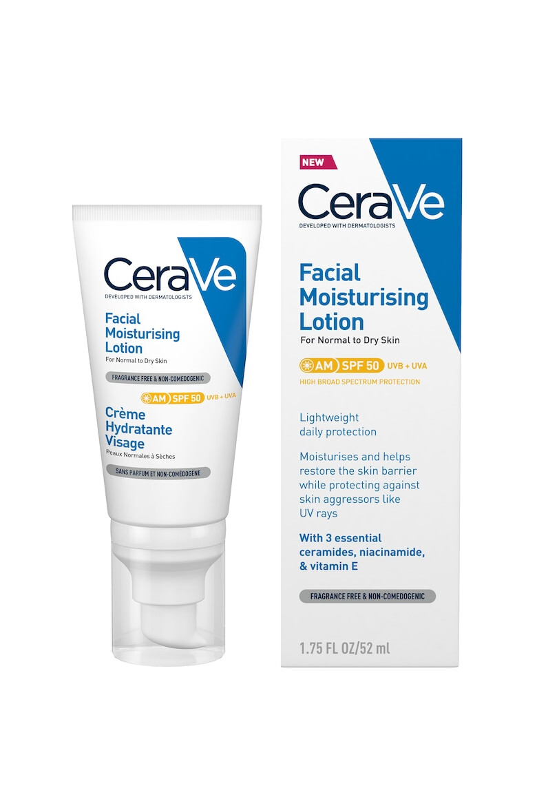 CeraVe Crema hidratanta de fata ten normal-uscat 52 ml - Pled.ro