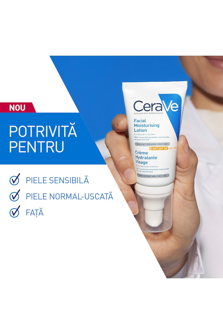 CeraVe Crema hidratanta de fata ten normal-uscat 52 ml - Pled.ro