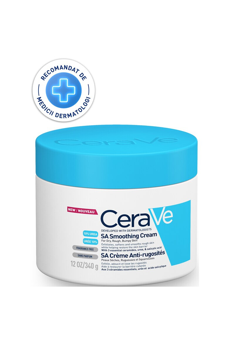 CeraVe Crema hidratanta si exfolianta pentru corp SA pentru pielea uscata aspra cu rugozitati - Pled.ro