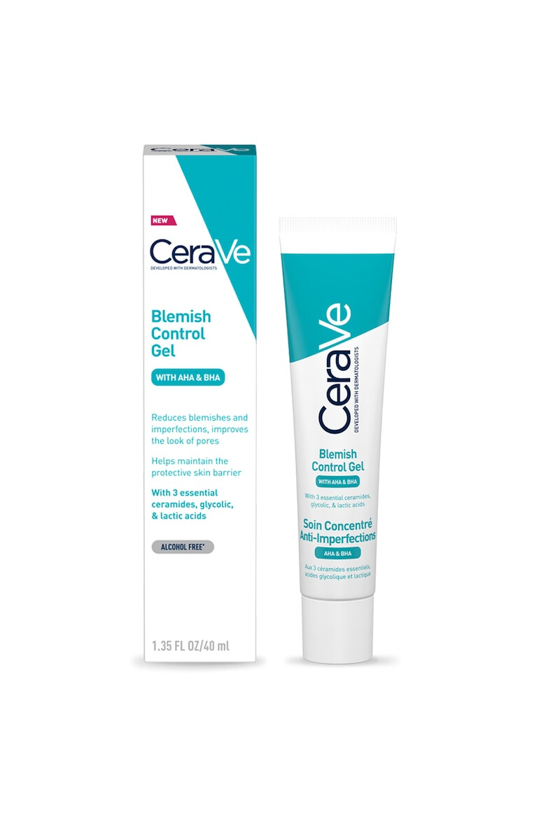 CeraVe Gel anti-Imperfectiuni cu AHA si BHA textura lejera pentru tenul gras cu tendinta acneica 40ml - Pled.ro