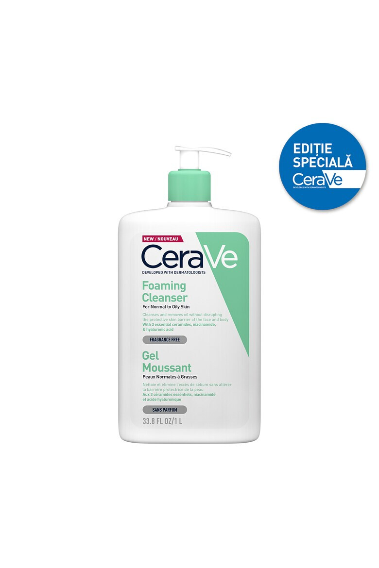 CeraVe Gel de curatare spumant pentru piele normal-mixta - Pled.ro