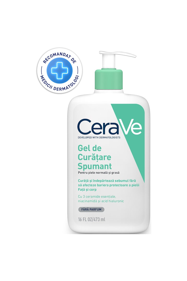 CeraVe Gel de curatare spumant pentru piele normal-mixta - Pled.ro