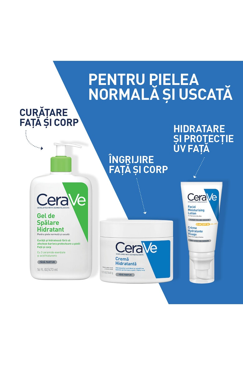 CeraVe Gel de spalare hidratant pentru piele normal-uscata - Pled.ro