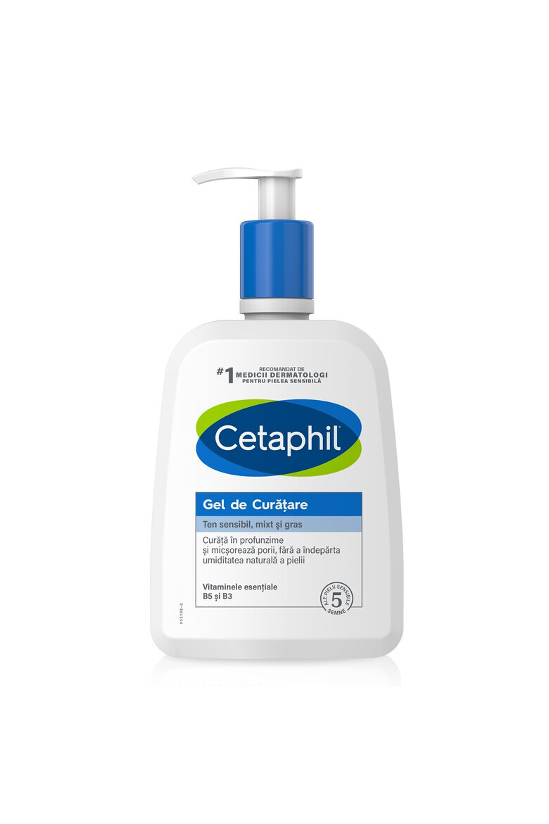 Cetaphil Gel de Curatare pentru ten sensibil mixt pana la gras cu niacinamida 236 ml - Pled.ro