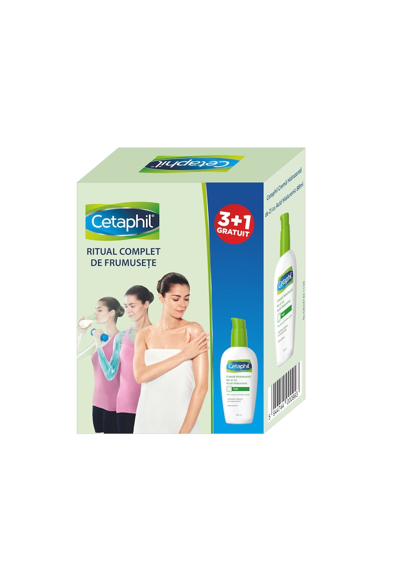 Cetaphil Pachet 4 x Anti-Aging Crema hidratanta de zi cu acid hialuronic 88 ml - Pled.ro