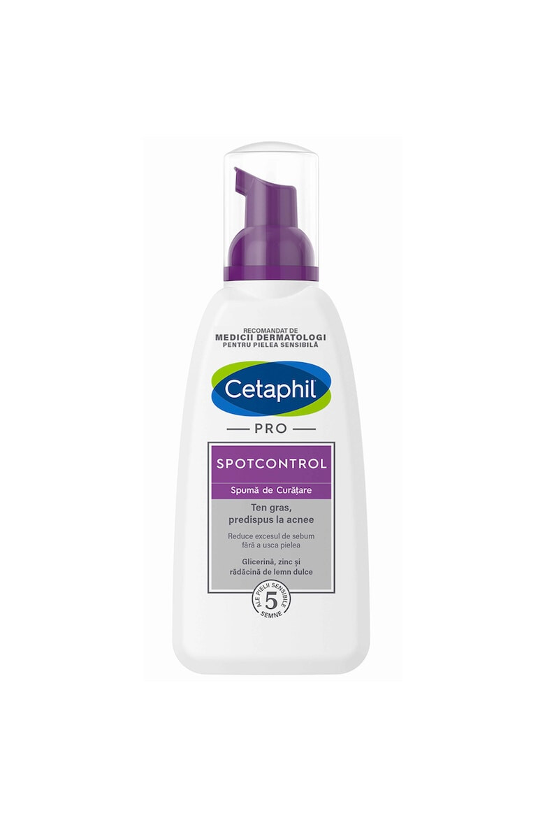 Cetaphil Spuma de Curatare Pro Spot Control curata delicat tenul cu tendinta acneica 235 ml - Pled.ro