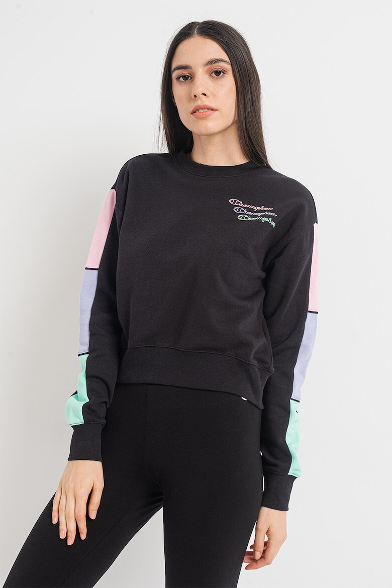 Champion Bluza sport crop cu detalii cu model colorblock - Pled.ro