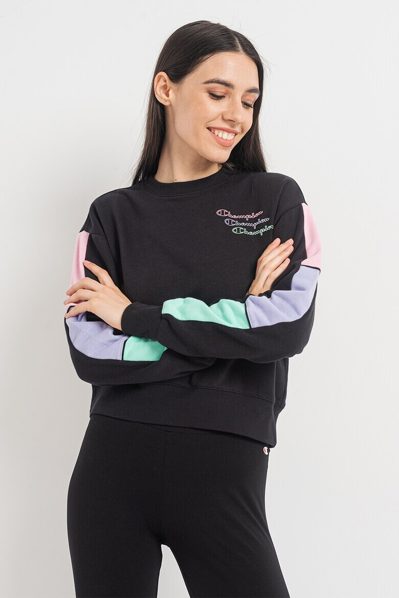 Champion Bluza sport crop cu detalii cu model colorblock - Pled.ro