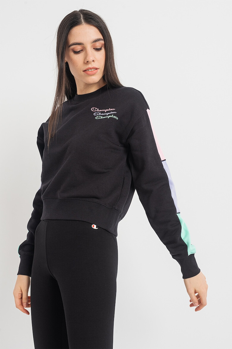 Champion Bluza sport crop cu detalii cu model colorblock - Pled.ro