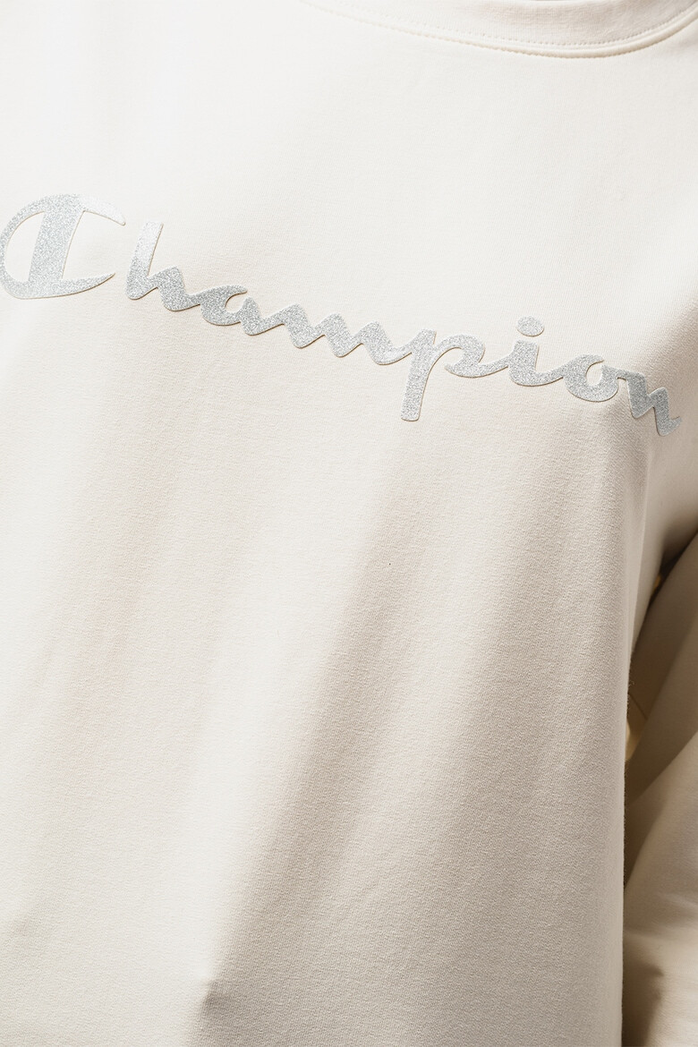 Champion Bluza sport cu decolteu la baza gatului si imprimeu logo - Pled.ro