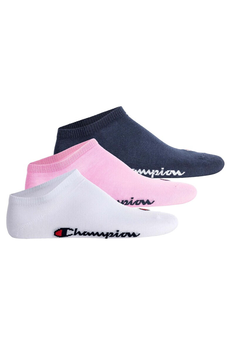 Champion Set de sosete unisex pana la glezna cu logo - 3 perechi - Pled.ro