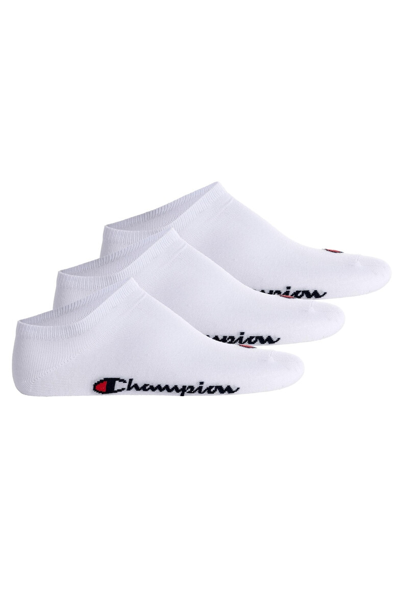 Champion Set de sosete unisex pana la glezna cu logo - 3 perechi - Pled.ro