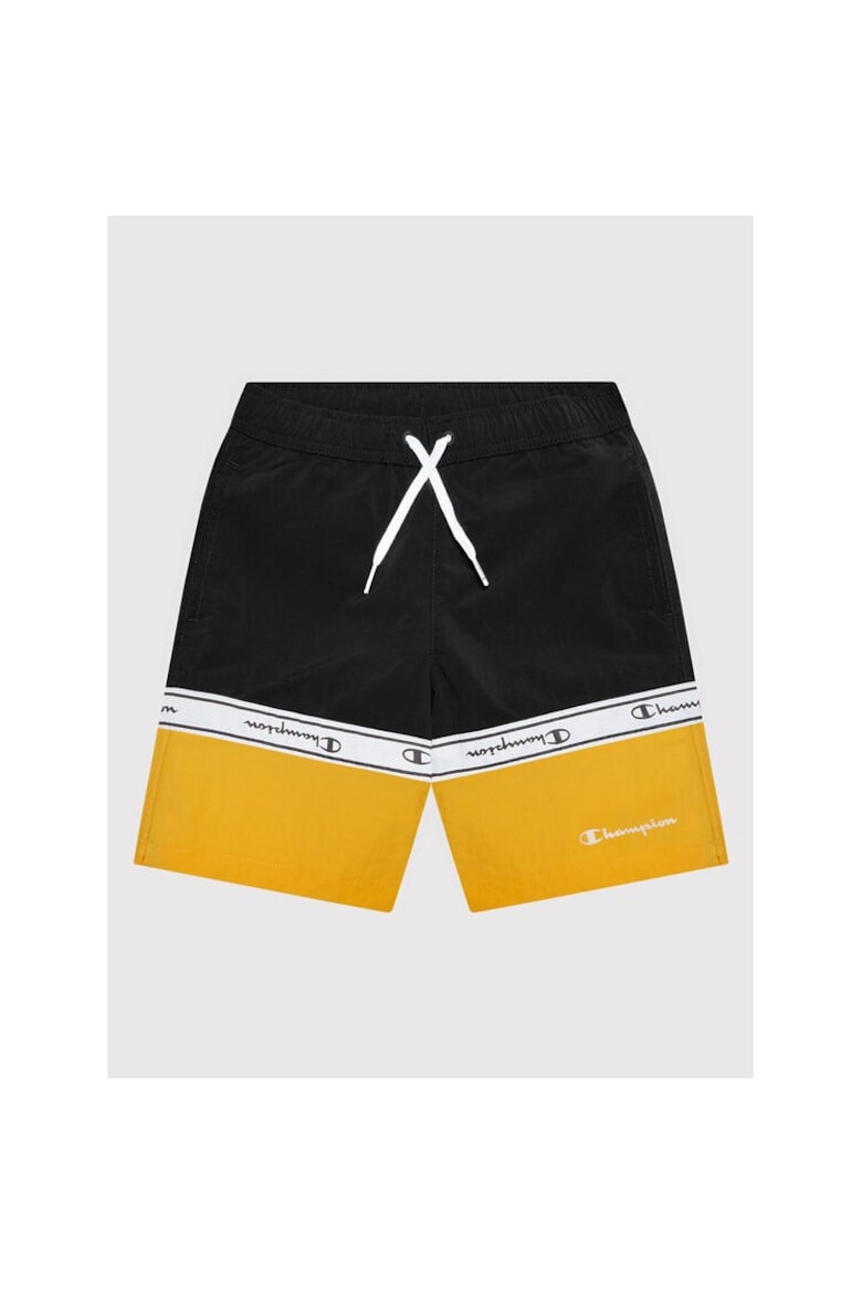 Champion Short de baie copii 74631 Poliamida Negru/Galben - Pled.ro