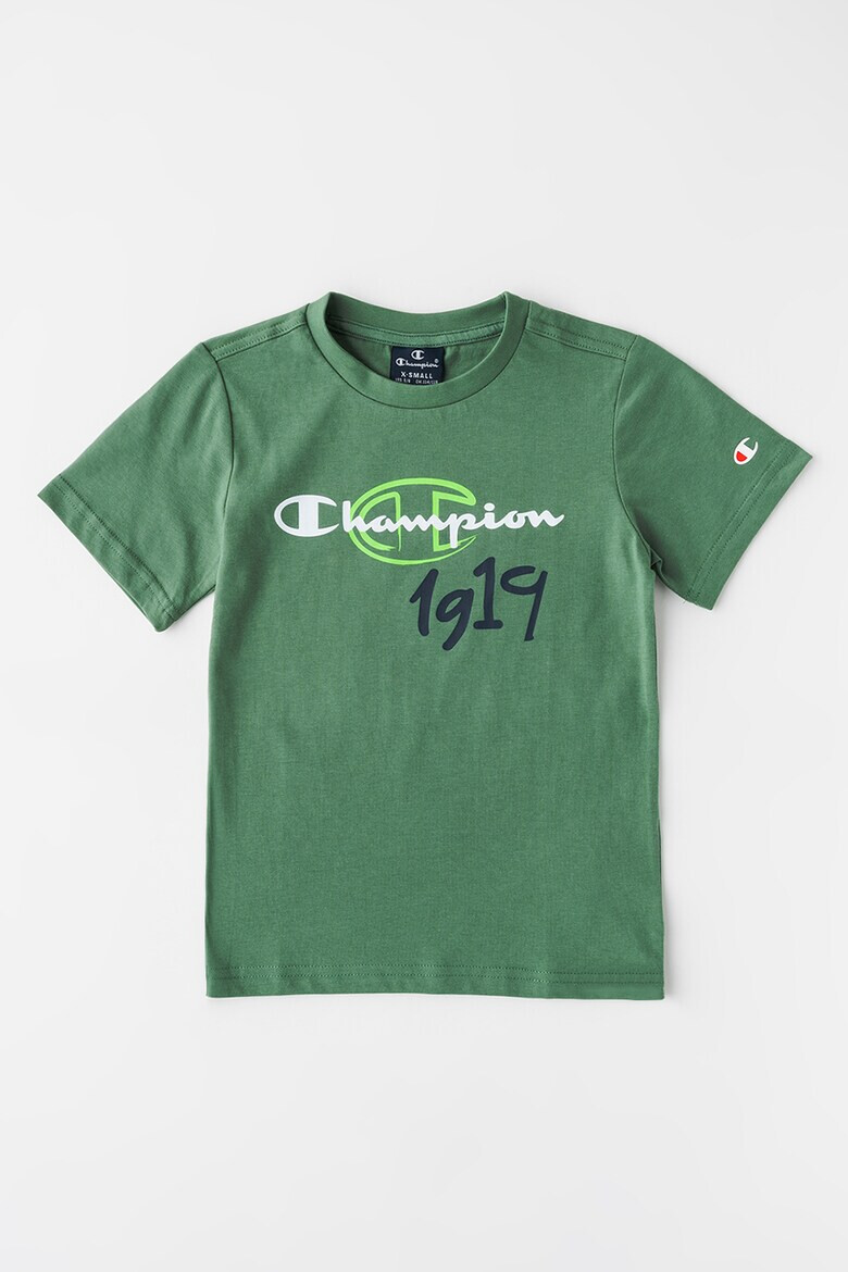 Champion Tricou cu decolteu la baza gatului si imprimeu logo 1919 - Pled.ro