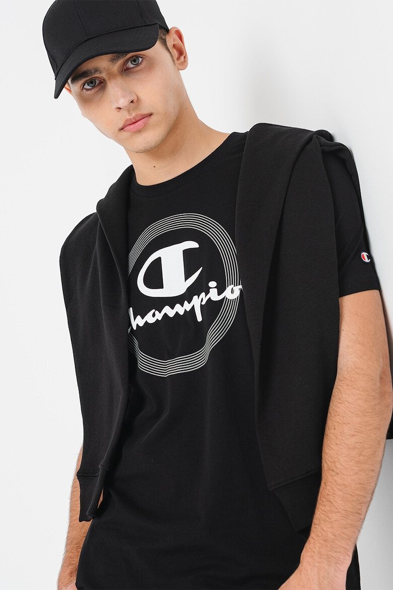 Champion Tricou de bumbac cu imprimeu logo - Pled.ro