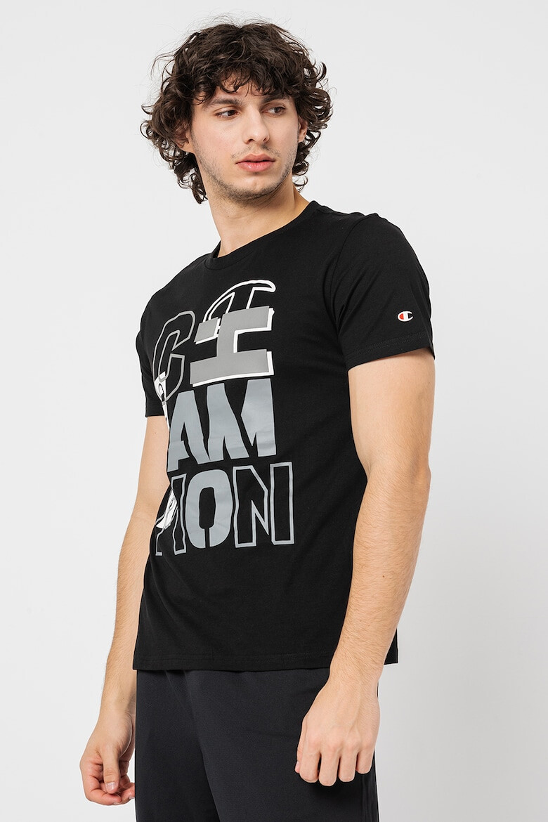 Champion Tricou de bumbac cu imprimeu logo C-Book - Pled.ro