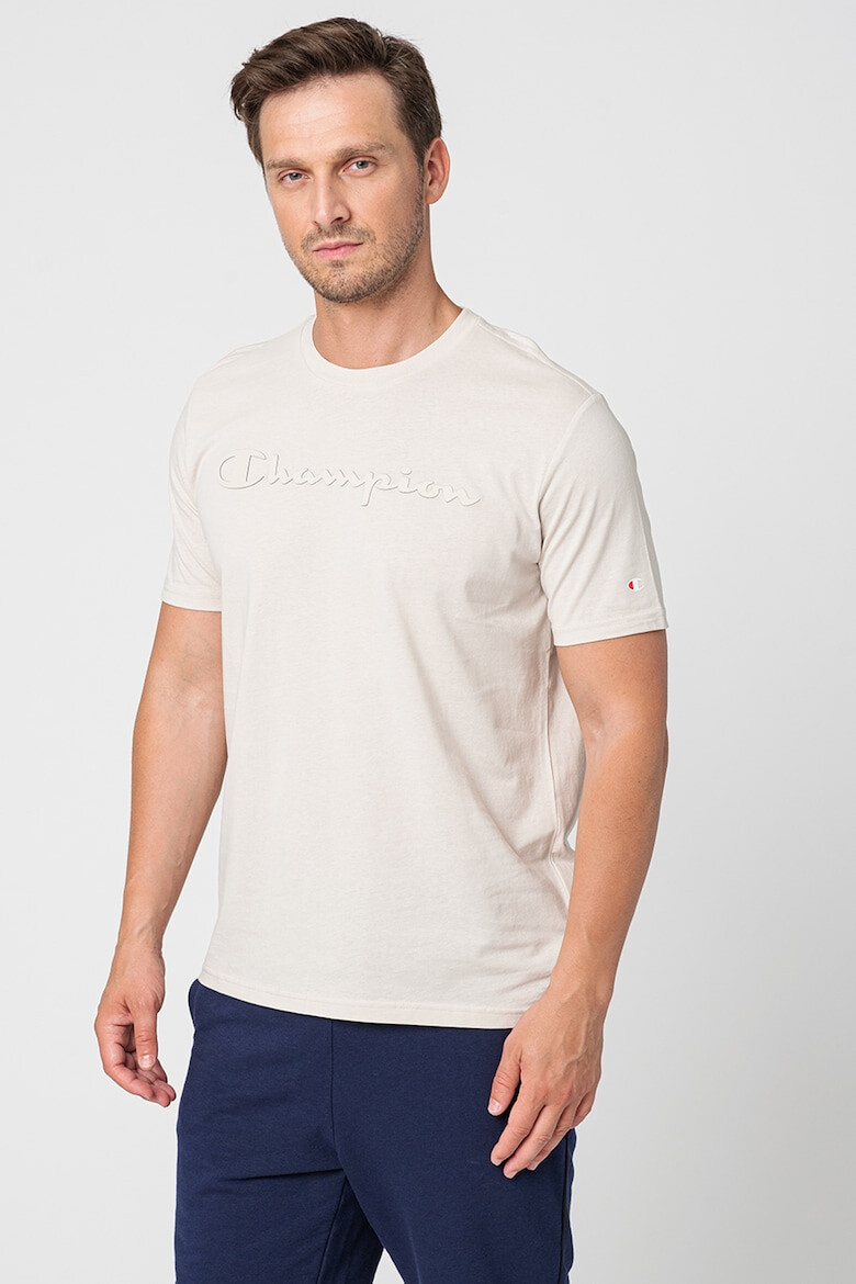 Champion Tricou de bumbac cu imprimeu logo cauciucat - Pled.ro