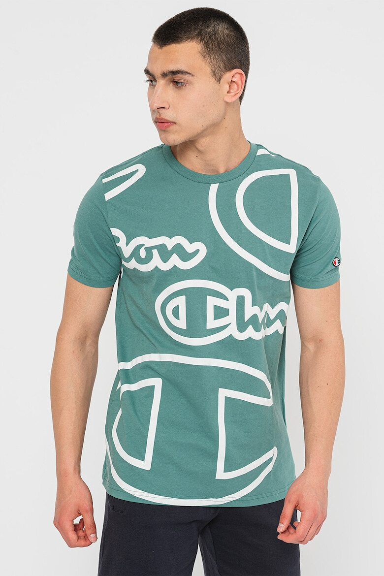 Champion Tricou din bumbac cu imprimeu logo Easy - Pled.ro