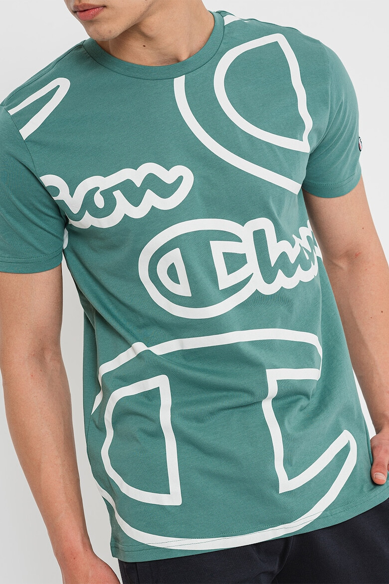 Champion Tricou din bumbac cu imprimeu logo Easy - Pled.ro