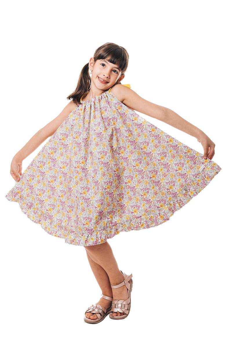 CHARMONY Rochie de bumbac cu model floral - Pled.ro