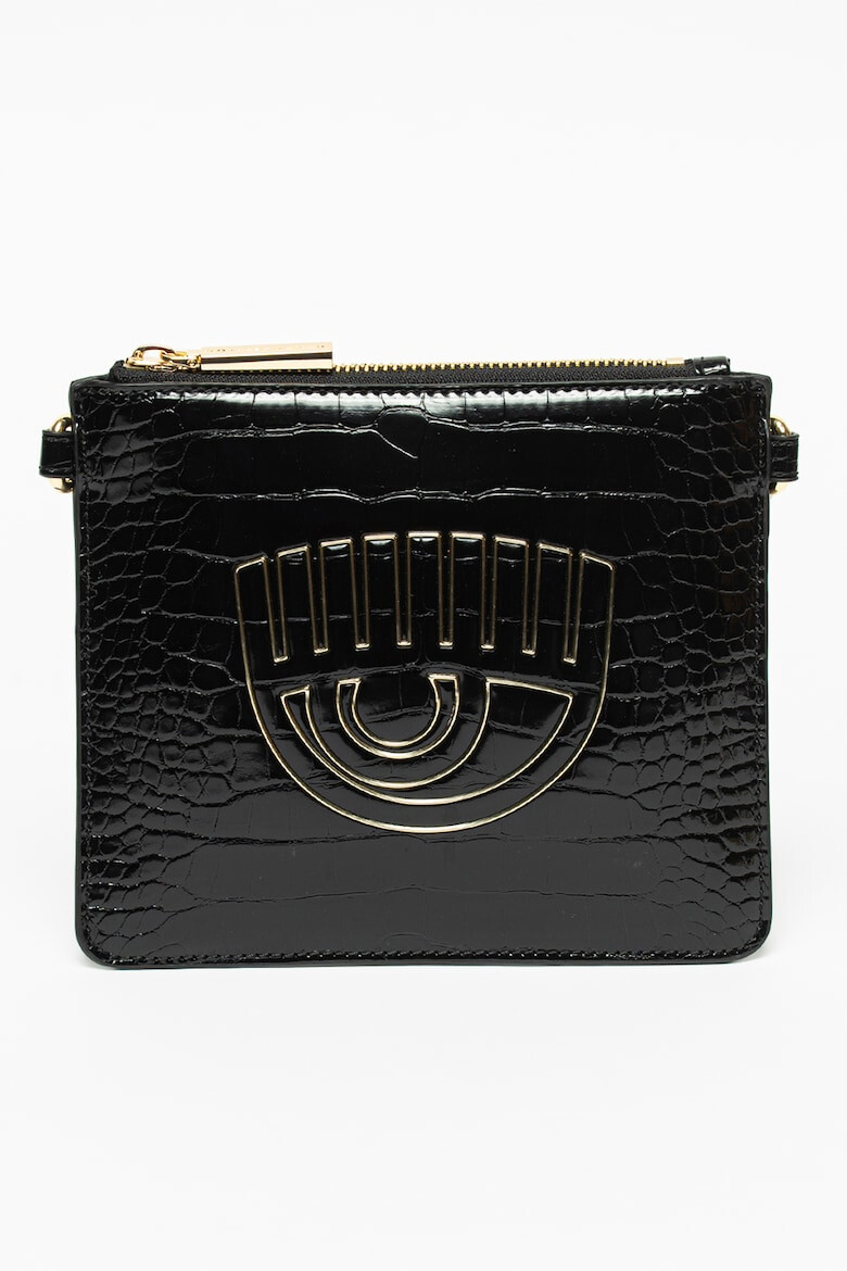 CHIARA FERRAGNI Geanta crossbody din piele ecologica cu aspect de piele de crocodil - Pled.ro