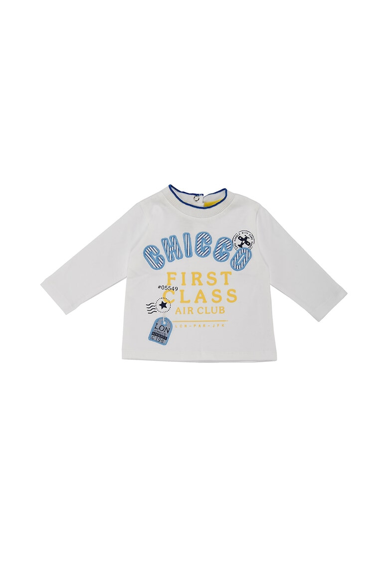 Chicco Bluza de bumbac cu logo brodat - Pled.ro