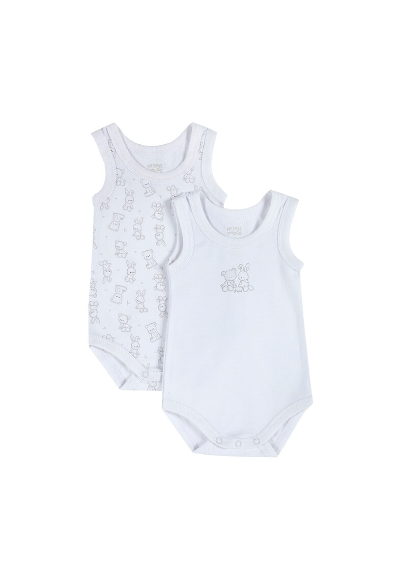 Chicco Set de body-uri cu imprimeu - 2 piese - Pled.ro