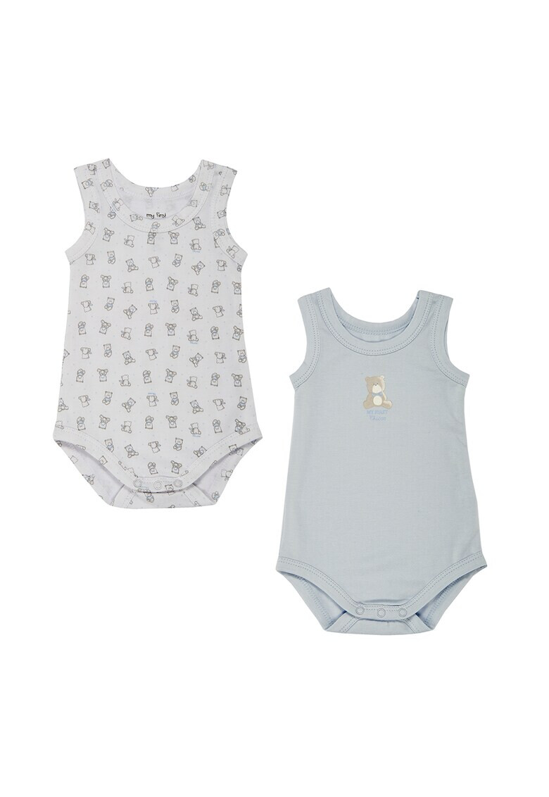 Chicco Set de body-uri cu imprimeu - 2 piese - Pled.ro