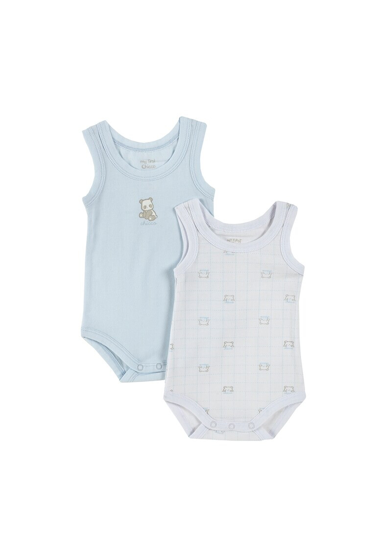 Chicco Set de body-uri cu imprimeu - 2 piese - Pled.ro