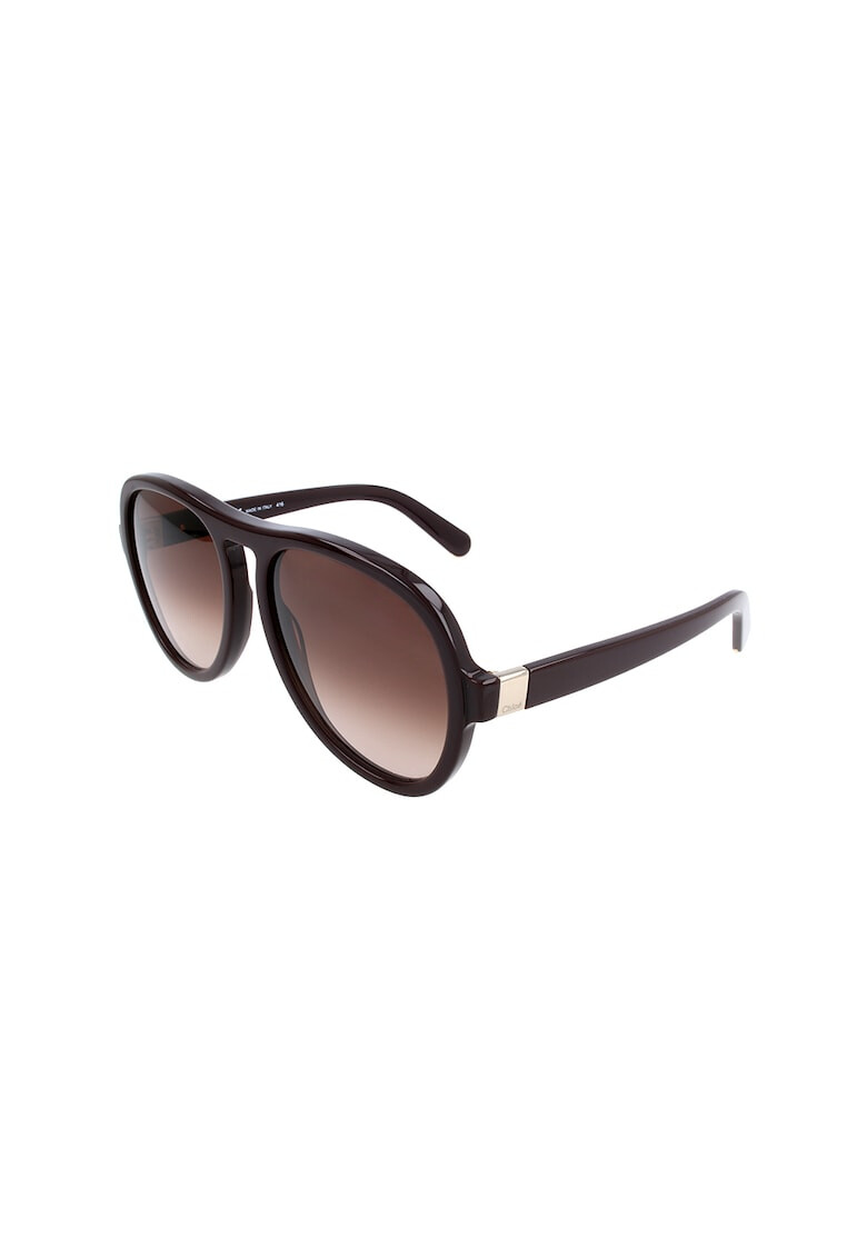 Chloé Chloe Ochelari de soare aviator cu lentile in degrade - Pled.ro