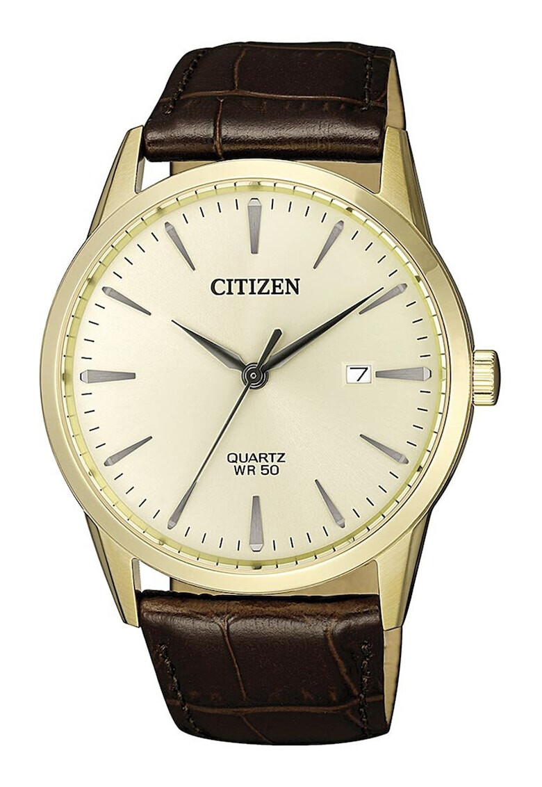 Citizen Ceas analog cu o curea de piele - Pled.ro