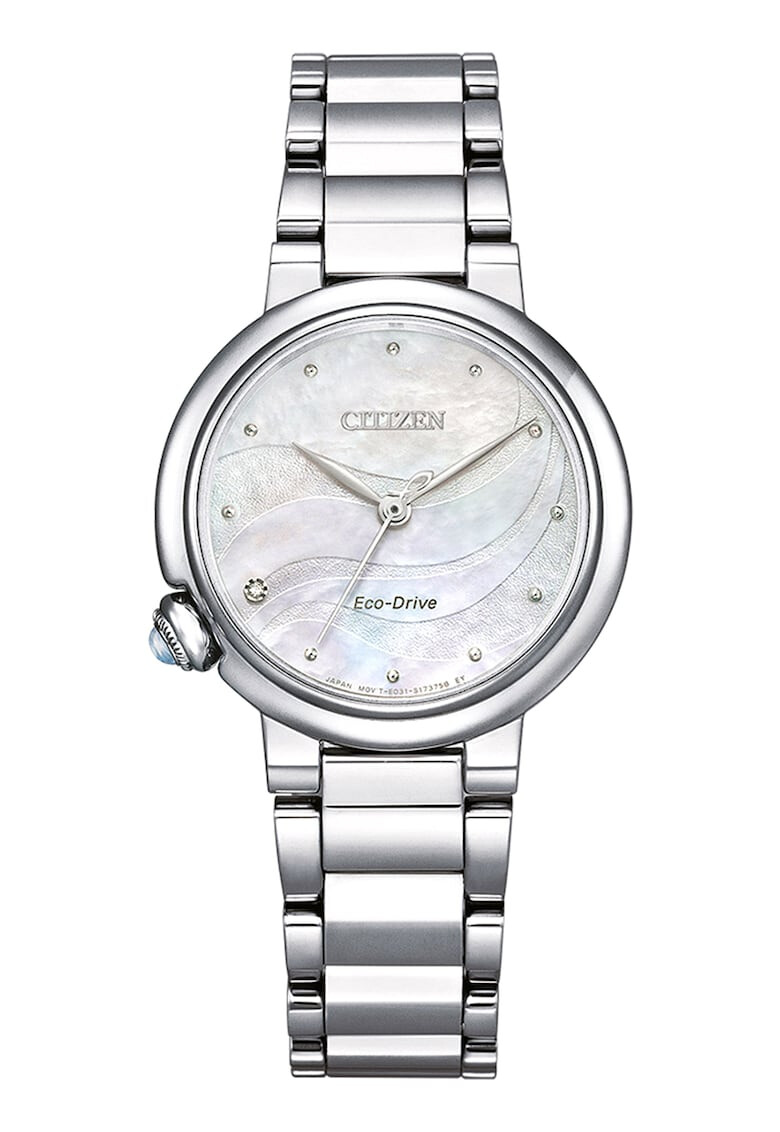 Citizen Ceas de otel inoxidabil cu cristale Eco-Drive - Pled.ro