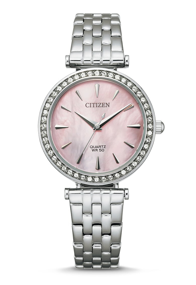 Citizen Ceas rotund cu cristale Swarovski - Pled.ro