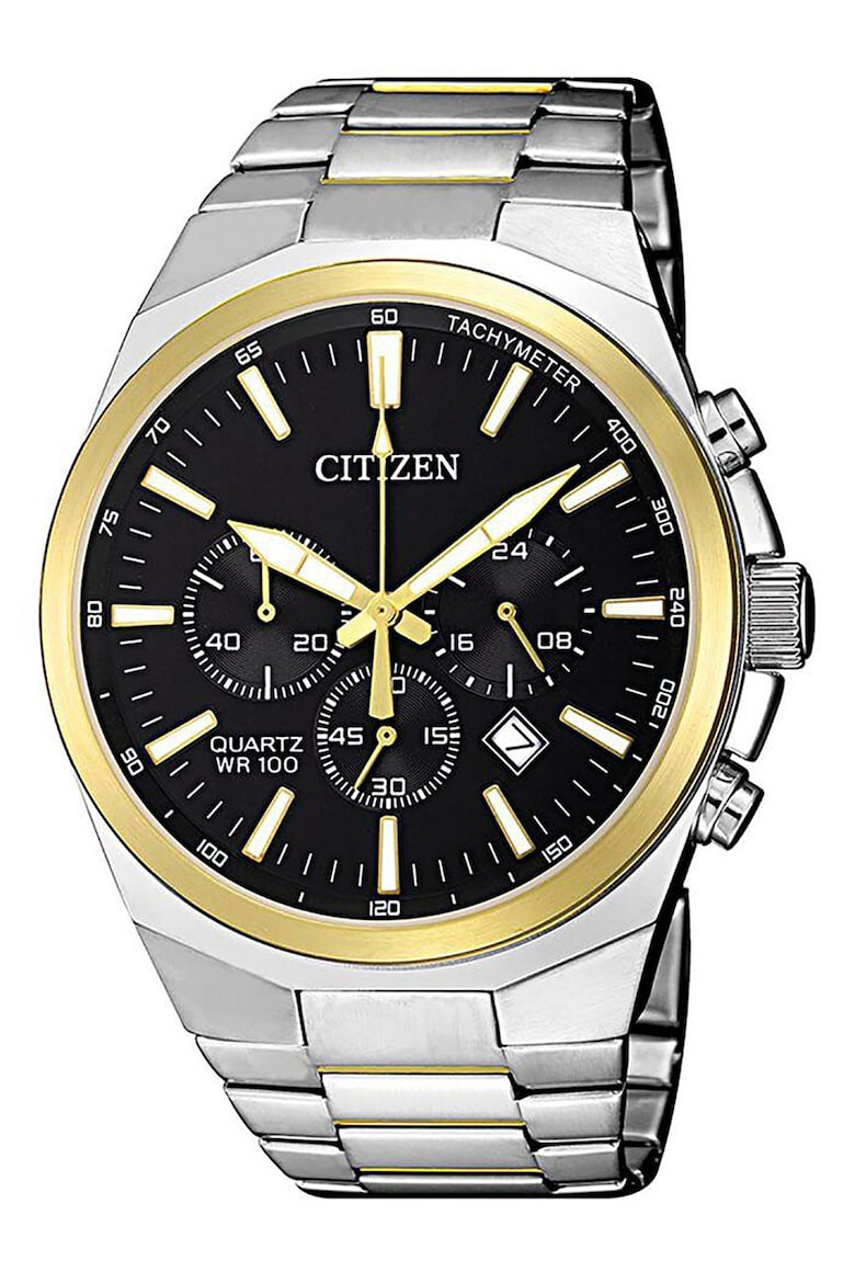 Citizen Ceas rotund cu model in doua tonuri - Pled.ro