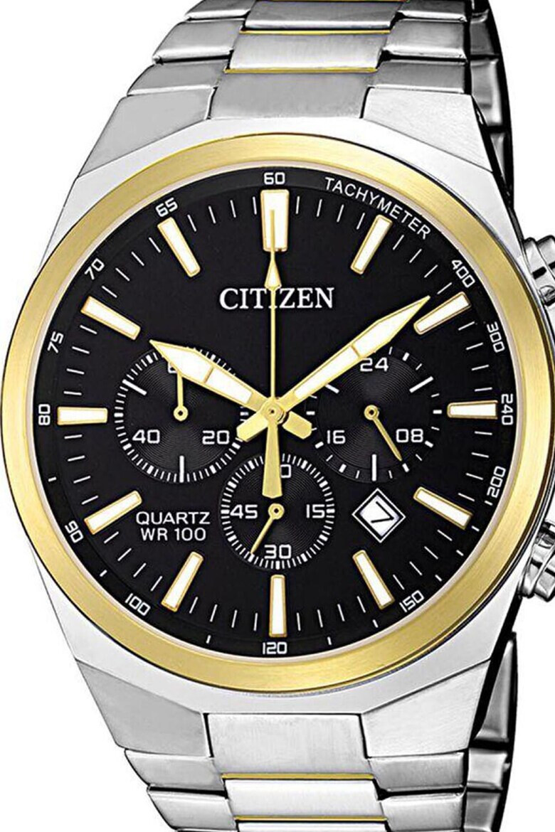 Citizen Ceas rotund cu model in doua tonuri - Pled.ro